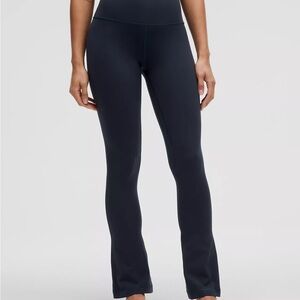 Navy Lululemon Align Flare Leggings